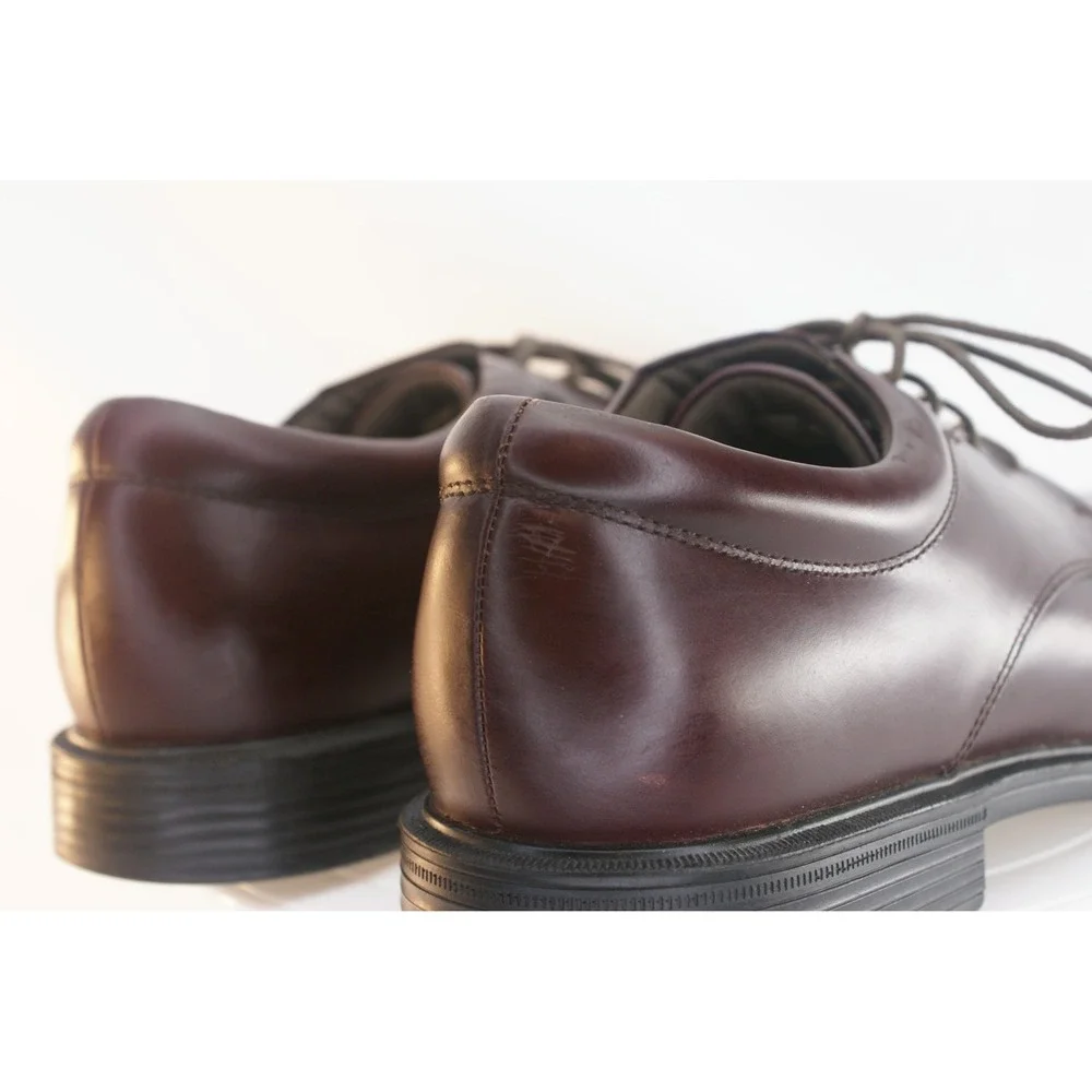 Rockport Waterproof Mens Cap Toe Oxford Shoes Dark Brown Leather APM1177N 12M